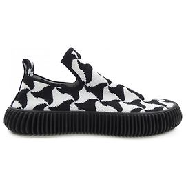 Baskets Bottega Veneta Noir Blanc