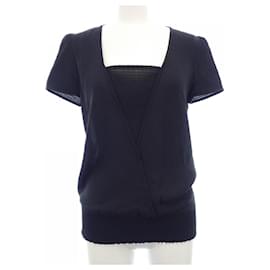 Top in seta Chanel Nero