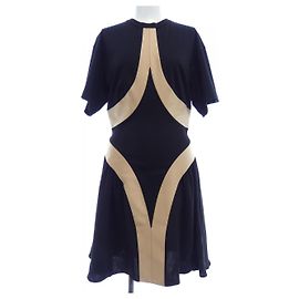 Louis Vuitton Kleid Schwarz Beige