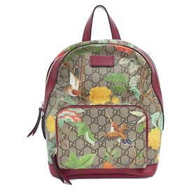 Gucci 427042 K0LCN Backpack Red Beige