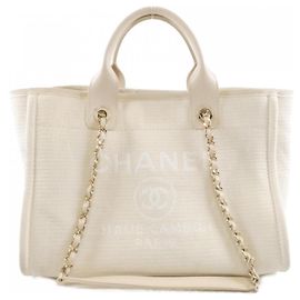 Chanel Deauville Line AS3257 Handbag Cream