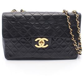 Chanel CHANEL Large Matelassé 34 Shoulder Bag Black