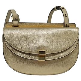 Chloé Georgia Mini en cuir Doré
