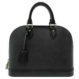 Louis Vuitton Epi Alma PM M40302 Handbag Black