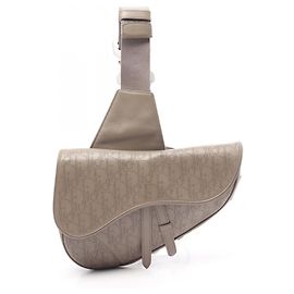 Borsa Saddle Christian Dior Beige Beige