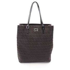 Sac cabas Fendi Zucchino Marron