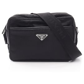 Schultertasche/Handtasche Prada TESSUTO+SAFFI Schwarz