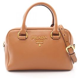 Bolsa 2-Way VITTELO PHENIX Prada Marrom