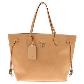 Louis Vuitton Neverfull MM Handbag Beige