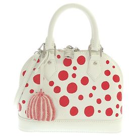 Bolsa Louis Vuitton Epi Alma BB Branco Vermelho