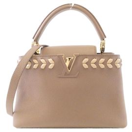 Louis Vuitton Capucines PM M54882 Handbag Beige