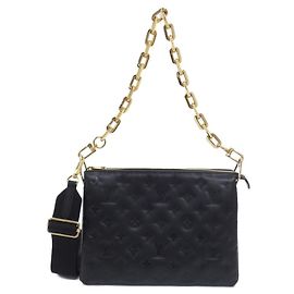 Borsa a Spalla Louis Vuitton Coussin PM M57790 Nero