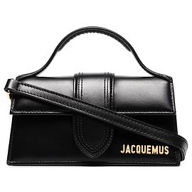 Jacquemus Le Bambino Flap Shoulder Leather 23,5 Noir