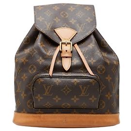 Louis Vuitton Monogram Montsouris MM Backpack Brown