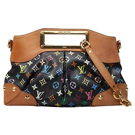 Borsa Louis Vuitton Monogram Multicolor Judy MM Nero Multicolore