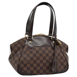 LOUIS VUITTON Borsa Damier Ebene Verona PM N41117 LV Auth ar14037V Damier ebene