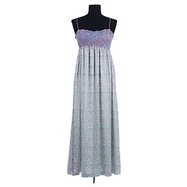 Robe Heimstone bleue en viscose Bleu