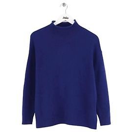 Eric Bompard Blauer Pullover Blau