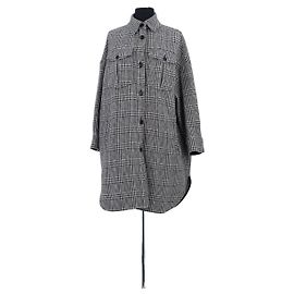 Isabel Marant Etoile Wollmantel anthrazit Anthrazitgrau