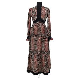 Laurence Bras Schwarzes ärmelloses Viskose Kleid Schwarz
