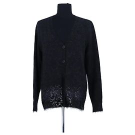 Louis Vuitton Cardigan aus Wolle schwarz Schwarz