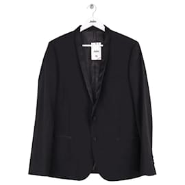 Sandro Black Wool Jacket Men M Black