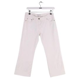 Céline Jeans de corte reto branco Branco