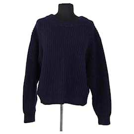 Acne Studios Blauer Wollpullover XS Blau