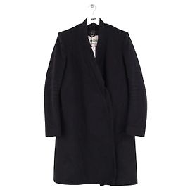 Kenzo Black Wool Coat Black