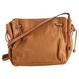 Borsa a tracolla Gerard Darel le mini 24h in pelle camel Cammello