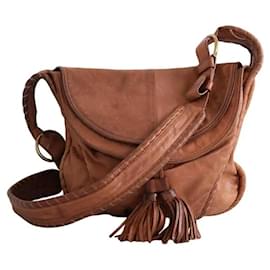 Bolso bandolera Vanessa Bruno de piel camel Camello