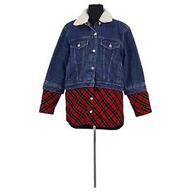 Veste Maje en coton bleu Bleu