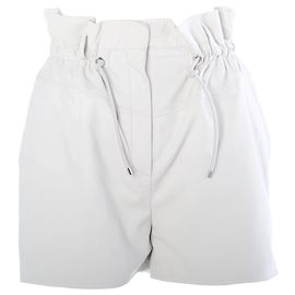 Short en cuir de veau blanc Hermès Blanc Autre