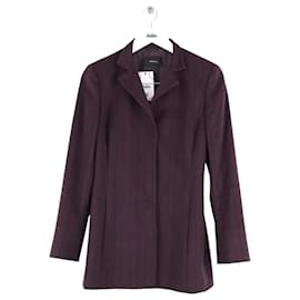 Akris wool jacket burgundy Dark red