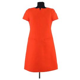 Courreges Oranges Kleid Orange
