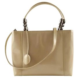 Dior leather handbag beige Beige