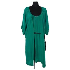 Isabel Marant Kleid aus grüner Seide Grün