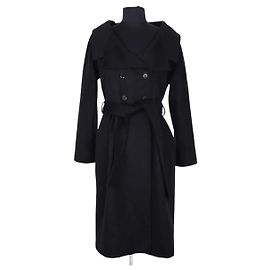 Gucci Black Wool Coat Black