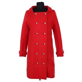 Courreges Abrigo rojo Roja