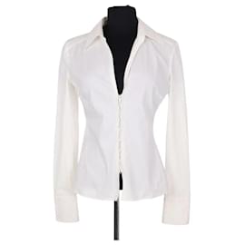 Camicetta Gucci in cotone ecru Crudo
