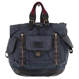 Marc by Marc Jacobs Grey Cotton Backpack Grey
