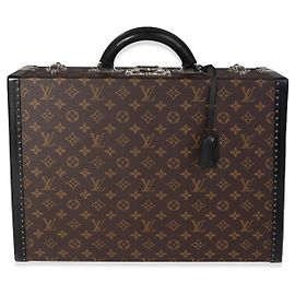 Mallette Louis Vuitton Monogram Macassar President Marron Noir