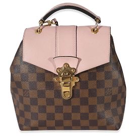 Mochila Louis Vuitton Magnolia Damier Ebene Canvas Clapton Castaño