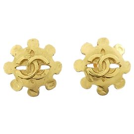 Orecchini a clip Chanel 03034 Gold D'oro