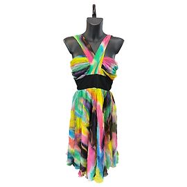 Dolce & Gabbana Robe courte multicolore Dolce&Gabbana, Polyester/Soie Autre