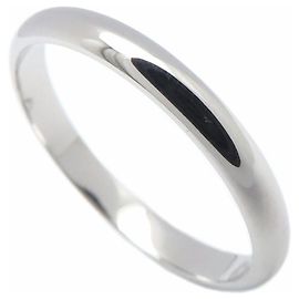 Cartier 1895 Ehering aus Platin, Größe 7 Andere