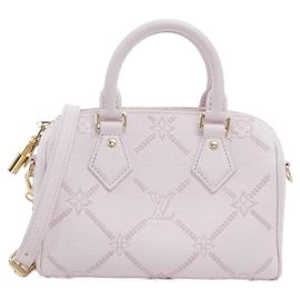Bolsa Boston Louis Vuitton Monogram Empreinte Speedy Bandoulière Rosa