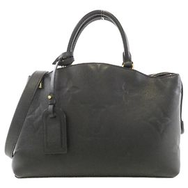 Sac à main Louis Vuitton Monogram Empreinte Petit Palais PM Noir