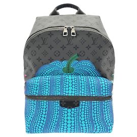 Mochila Louis Vuitton Monogram Eclipse Reverse Negro Gris