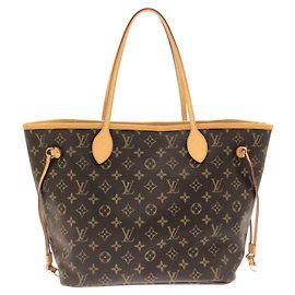 Bolsa Louis Vuitton Monogram Neverfull MM Marrom